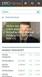 Mobile Screenshot of otcmarkets.com